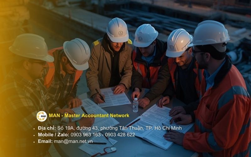 Thành phần ký biên bản nghiệm thu giai đoạn thi công phục vụ thanh toán quyết toán