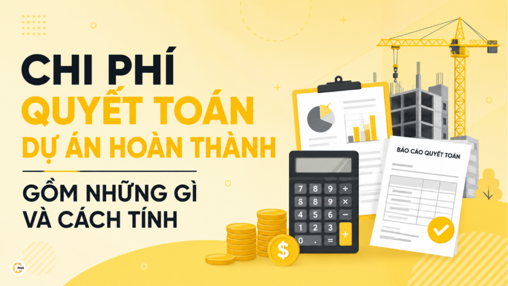 Chi phí quyết toán dự án hoàn thành gồm những gì và cách tính
