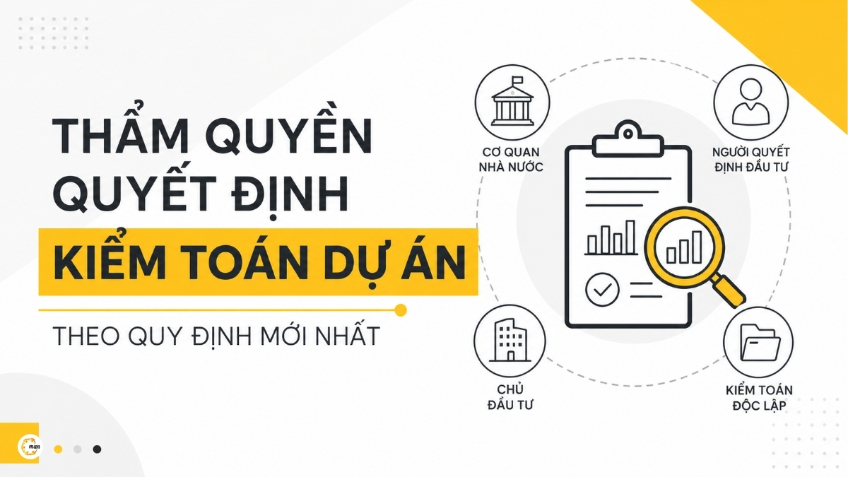 Thẩm quyền quyết định kiểm toán dự án theo quy định mới nhất