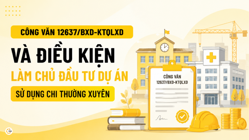 Công văn 12637/BXD-KTQLXD