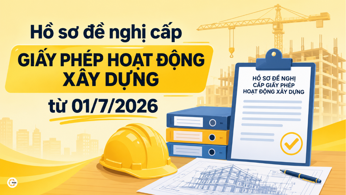 Hồ sơ đề nghị cấp giấy phép hoạt động xây dựng