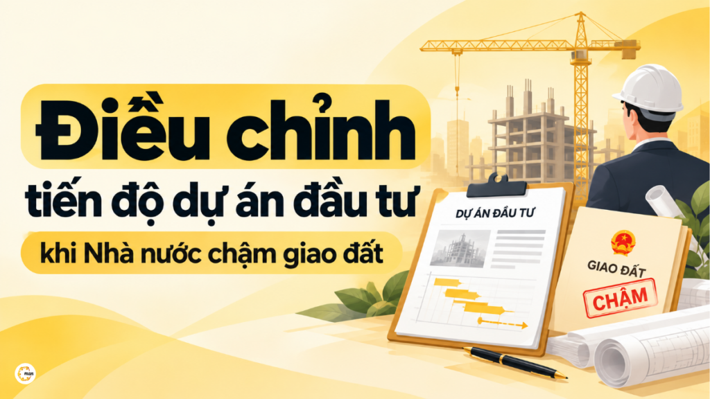 Điều chỉnh tiến độ dự án đầu tư khi Nhà nước chậm giao đất