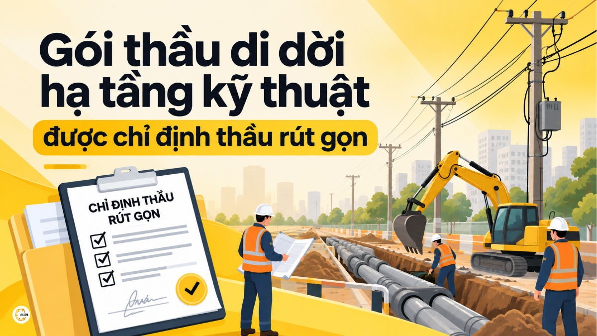 Gói thầu di dời hạ tầng