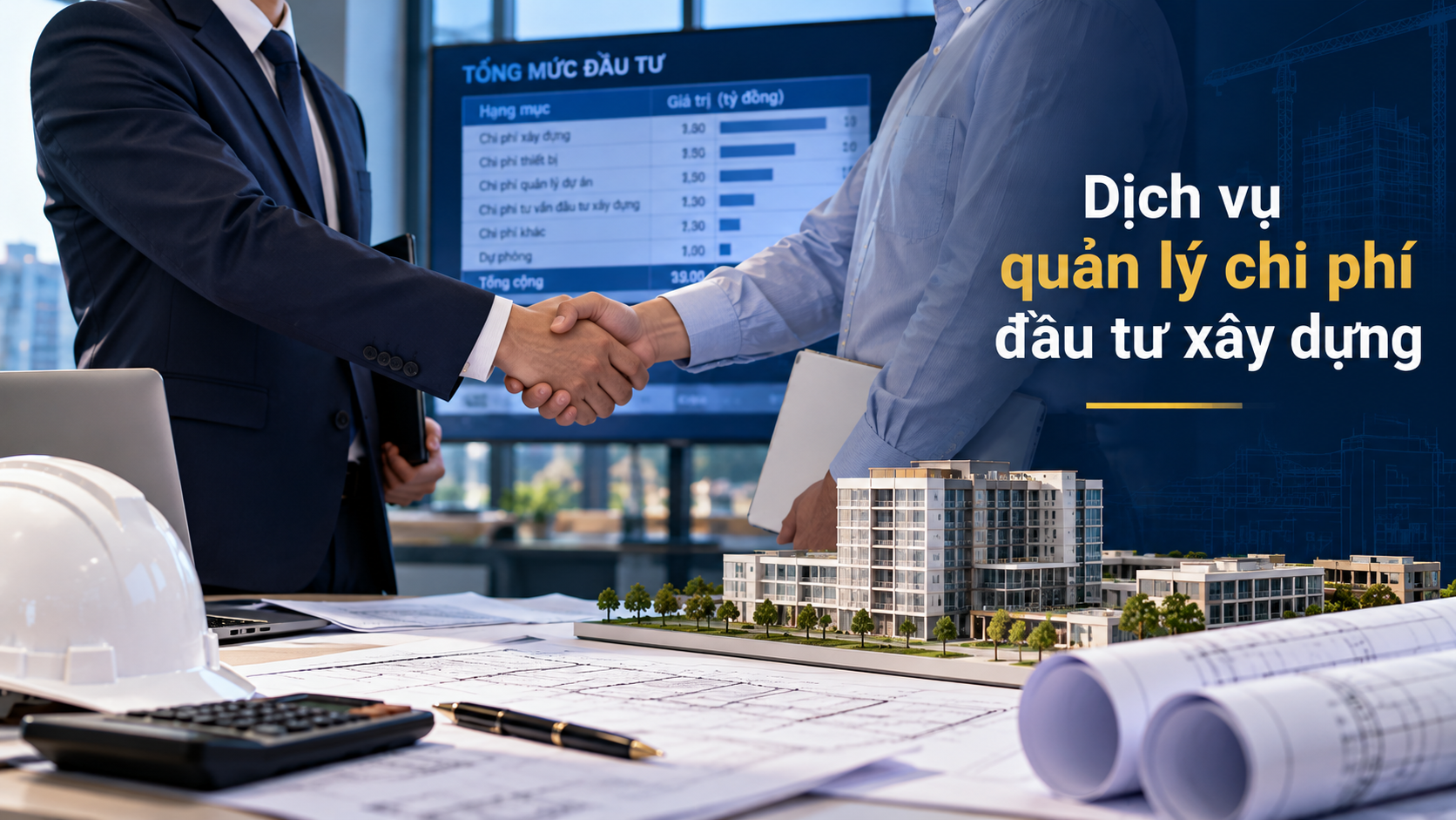 Dịch vụ quản lý chi phí đầu tư xây dựng cho chủ đầu tư